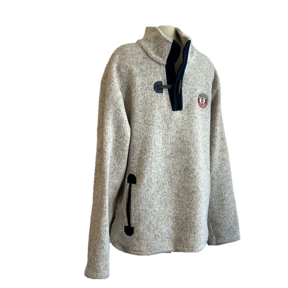Erdinger Weissbier vtg . Fleece pullover sz Large